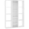 Image de Séparateur de pièce Bibliothèque Blanc 100x24x140 cm