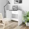 Image de vidaXL Bureau Blanc 100 x 50 x 76 cm Bois d'ingénierie