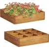Image de vidaXL Lit surélevéde jardin à herbes Bois d'acacia massif 60x60x15 cm
