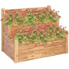 Image de vidaXL Jardinière sur 2 niveaux 110x75x84 cm Bois massif d'acacia