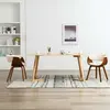 Image de vidaXL Chaises à manger lot de 2 crème bois courbé et similicuir