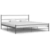 Image de vidaXL Cadre de lit sans matelas gris métal 180x200 cm