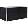 Image de vidaXL Jardinière 160 x 80 x 45 cm Acier galvanisé Anthracite