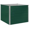 Image de vidaXL Jardinière Bac à Plante Pot à Fleurs Bac à Fleurs Légumes Herbes Véranda Jardin Patio Extérieur 100x100x77 cm Acier Galvanisé Vert
