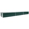 Image de Lit surélevé de jardin Acier galvanisé 480x80x45 cm Vert