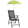 Image de vidaXL Parasols de chaise de camping 2 pcs Vert 105 cm