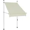 Image de vidaXL Auvent manuel rétractable 100 cm Crème