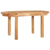 Image de vidaXL Table Basse Table d'Appoint Table de Salon Bout de Canapé Table de Canapé Maison Intérieur Jardin Extérieur 90x50x45 cm Bois de Teck Solide