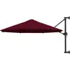 Image de vidaXL Parasol mural avec mât en métal 300 cm Bordeaux