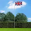 Image de vidaXL Drapeau Royaume-Uni Evénements Sportifs Drapeau National Fête Jardin Extérieur Durable Robuste Equipé de Deux  illets 90x150 cm