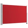 Image de vidaXL Auvent Latéral Rétractable de Patio Store Latéral Brise-Vue Abri Soleil Jardin Terrasse Balcon Exterieur Résistant aux UV 160x300 cm Rouge