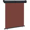 Image de vidaXL Auvent latéral de balcon 145x250 cm Marron