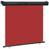 Image de vidaXL Auvent Latéral de Balcon Pare-Soleil Pare-Brise de Balcon Patio Terrasse Extérieur Résistant aux UV et à l'eau 165x250 cm Rouge
