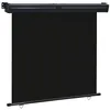 Image de vidaXL Auvent Latéral de Balcon Pare-Soleil Pare-Brise de Balcon Patio Terrasse Extérieur Résistant aux UV et à l'eau 175x250 cm Noir