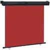 Image de vidaXL Auvent latéral de balcon 175x250 cm Rouge