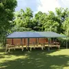 Image de vidaXL Tente de réception professionnelle 4x9 m Vert 90 g/m²