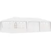 Image de Tente de réception avec parois latérales 4x9 m Blanc 90 g m²