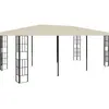 Image de vidaXL Belvédère 3x6 m Crème