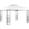 Image de vidaXL Tonnelle de jardin 3 x 3 m Blanc