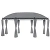 Image de vidaXL Tonnelle avec Rideaux Belvédère Chapiteau de Jardin Tente de Réception de Patio Pavillon d'Extérieur Camping 520x349x255 cm Anthracite