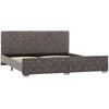 Image de vidaXL Cadre de lit sans Matelas Gris Velours 180x200 cm