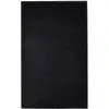 Image de vidaXL Paillasson Tapis d'Entrée Tapis de Porte Tapis de Bureau Tapis Antidérapant Anti-Poussière Pêche Saleté Maison Noir 117x220 cm PVC