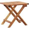 Image de vidaXL Table Pliable de Jardin Table d'Appoint Table à Thé Table Basse Terrasse Patio Extérieur Arrière-Cour 40x40x40 cm Bois d'Acacia Massif