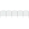 Image de vidaXL Ensemble de clôture de jardin arquée 77,5x78,5 cm vert
