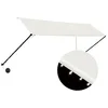 Image de vidaXL Auvent Rétractable avec LED Store de Terrasse Balcon Jardin Extérieur Résistant aux UV Ombrage des Fenêtres 350x150 cm Crème