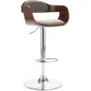 Image de vidaXL Tabouret de bar Contreplaqué et tissu taupe