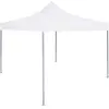 Image de vidaXL Tente de réception pliable professionnelle 3x3 m Acier Blanc