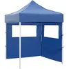 Image de vidaXL Tente de réception pliable avec 2 parois 2x2 m Acier Bleu