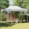 Image de vidaXL Tente de réception pliable professionnelle 280x410x315 cm Acier Blanc