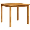 Image de vidaXL Table de Jardin Table de Terrasse Table de Patio Table de Balcon Table d'Extérieur Table de Salle à Manger 85x85x74 cm Bois d'Acacia Massif
