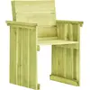 Image de vidaXL Chaise de jardin Bois de pin imprégné