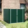 Image de vidaXL Abri de jardin Vert 195x198x159 cm Acier galvanisé