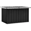 Image de vidaXL Boîte de rangement de jardin Anthracite 109x67x65 cm