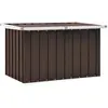 Image de vidaXL Coffre de rangement de jardin Marron 109x67x65 cm