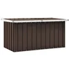 Image de Boîte de rangement de jardin Marron 129x67x65 cm