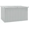 Image de vidaXL Boîte de Rangement de Jardin, Coffre de Stockage, Outils de Jardinage, Organisateur de Terrasse Patio Arrière-Cour Extérieur, Gris