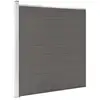 Image de vidaXL Clôture de jardin WPC 175x186 cm Gris