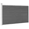 Image de Clôture de jardin WPC 175x105 cm Gris