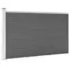Image de vidaXL Clôture de jardin WPC 175x105 cm Gris