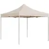 Image de vidaXL Tente de réception pliable Aluminium 2 x 2 m Crème