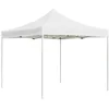 Image de vidaXL Tente de Réception Pliable Tonnelle de Jardin Tonnelle de Patio Pavillon de Terrasse Tente d'Extérieur Aluminium 2x2 m Blanc