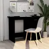Image de vidaXL Bureau Noir 100x50x76 cm Bois d’ingénierie