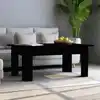 Image de vidaXL Table basse Noir 100x60x42 cm Bois d’ingénierie
