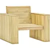 Image de vidaXL Chaise de jardin 89x76x76 cm Bois de pin imprégné