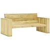 Image de vidaXL Banc de Jardin Banc de Terrasse Banc d'Extérieur Banc de Patio Banc d'Arrière-Cour Durable Robuste 179 cm Bois de Pin Imprégné
