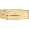 Image de vidaXL Table de jardin 75x75x31 cm Bois de pin imprégné